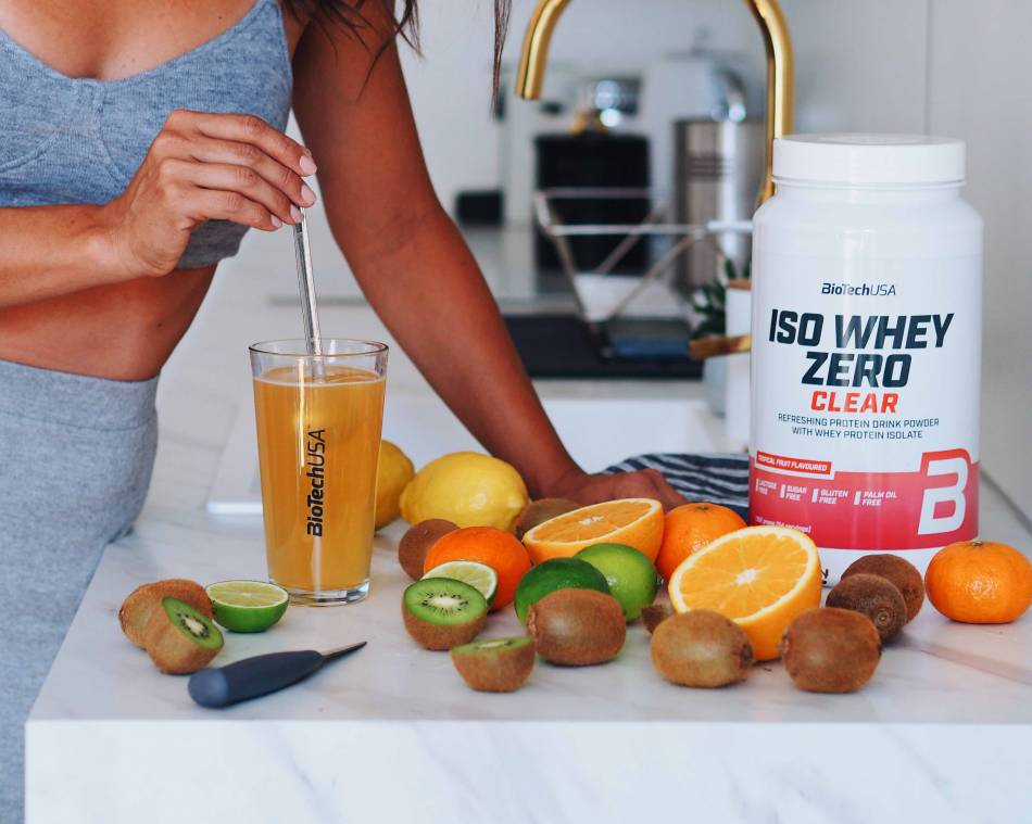 Refreshing protein drink for your summer shape: This is Iso Whey Zero Clear