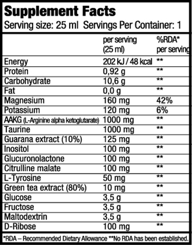 Energy shot - BioTechUSA