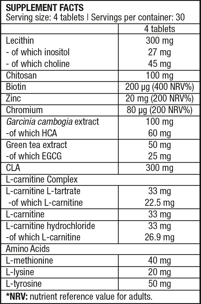 Descriere Arzator de grasimi Biotech Super, l-carnitina mg pentru femei - slabesti usor si sanatos